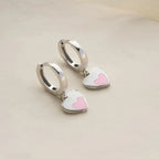 HERZ KINDER OHRRINGE aus 925 Silber - Eleganter Ohrringe - AURIME