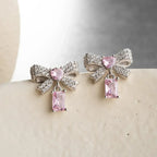 FLIEGE HERZ OHRRINGE aus 925 Silber - Eleganter Ohrringe - AURIME