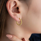 DORIKA SCHLICHTER OHRRING | 925 SILBER