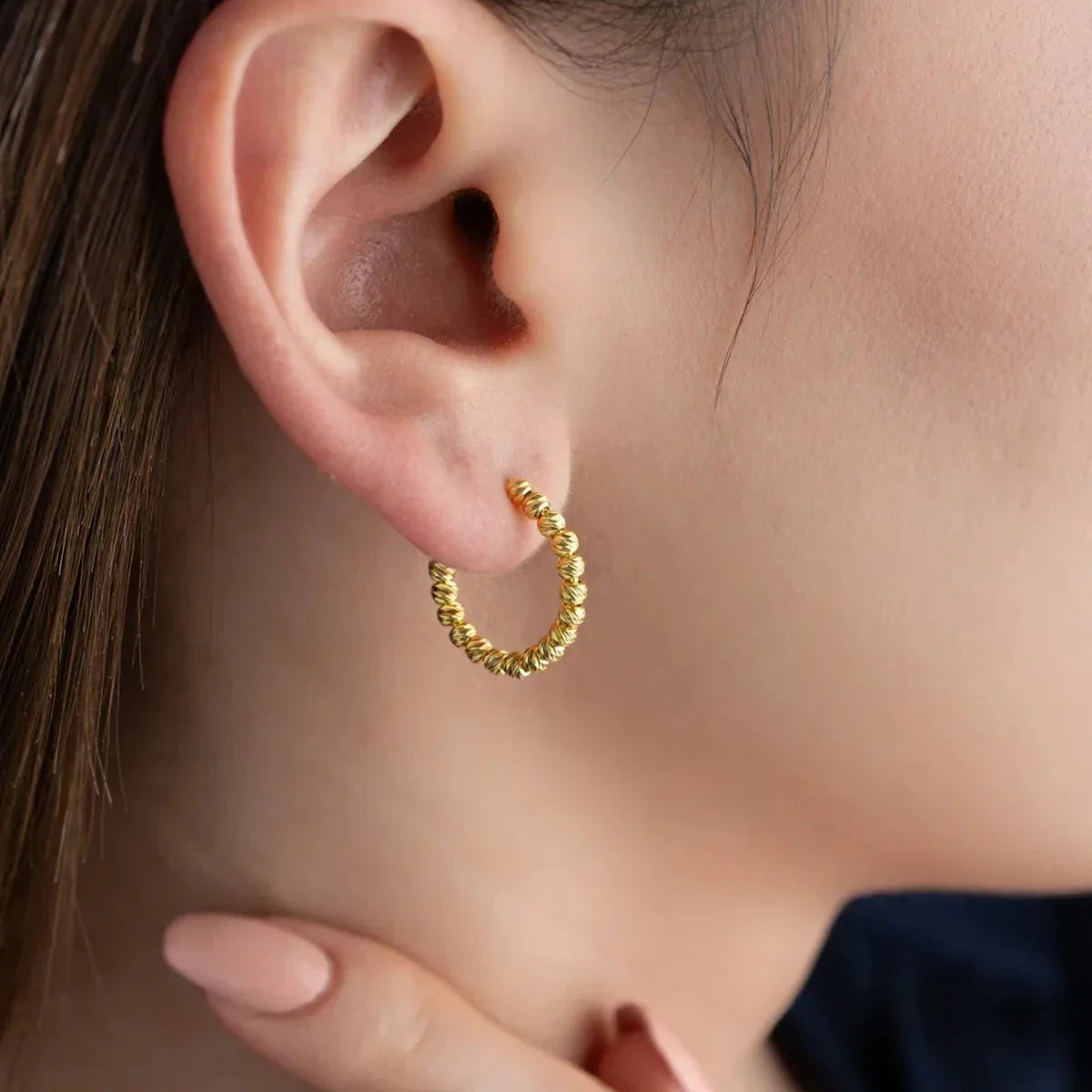 DORIKA SCHLICHTER OHRRING | 925 SILBER