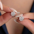 LOTUS BLÜTEN OHRRING aus 925 Silber - Eleganter Ohrringe - AURIME