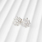 LOTUS BLÜTEN OHRRING aus 925 Silber - Eleganter Ohrringe - AURIME