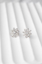 LOTUS BLÜTEN OHRRING aus 925 Silber - Eleganter Ohrringe - AURIME