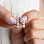 NUVIA OHRRINGE aus 925 Silber - Eleganter Ohrringe - AURIME