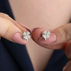 ZIRKONIA KLEEBLATT OHRRINGE aus 925 Silber - Eleganter Ohrringe - AURIME