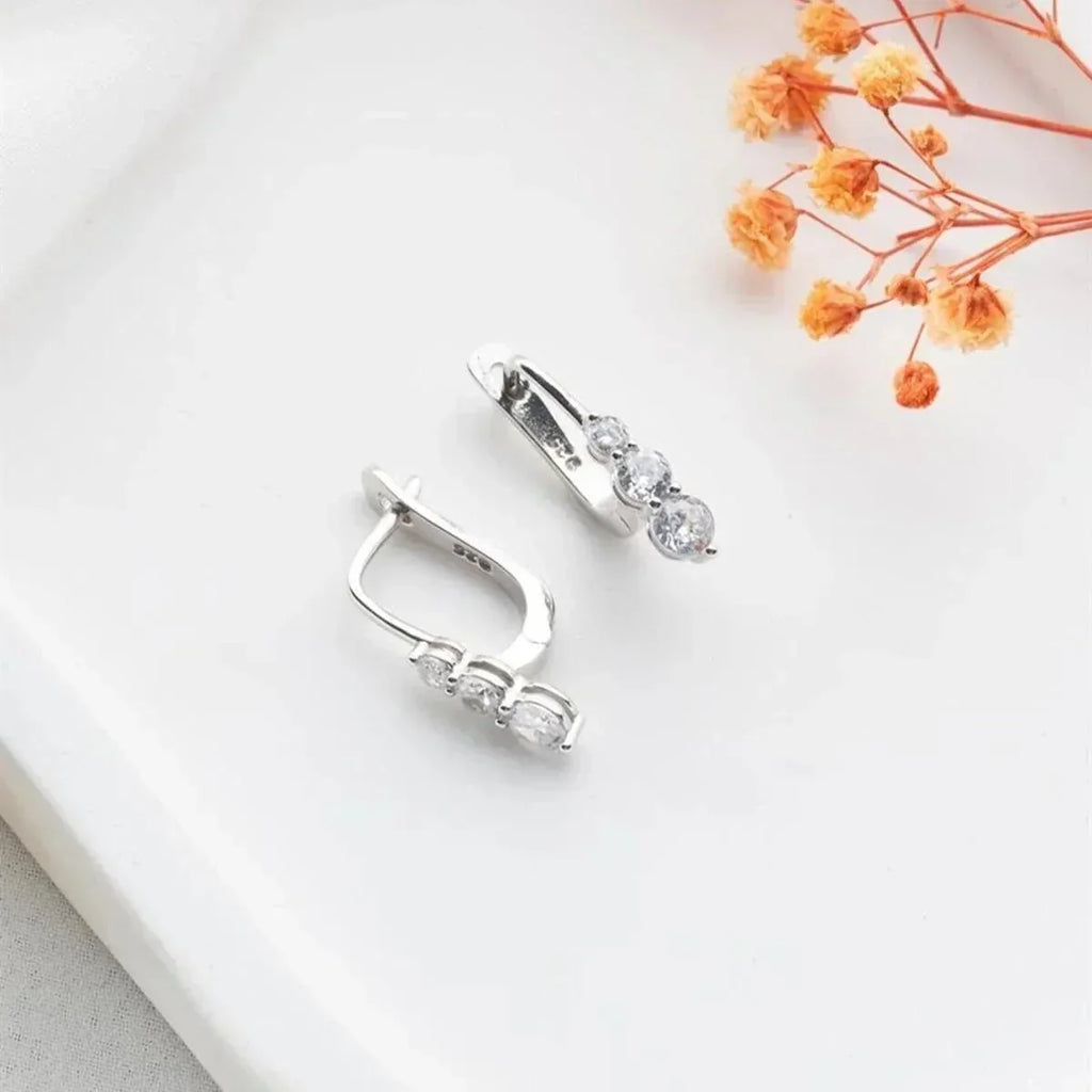 NUVIA OHRRINGE aus 925 Silber - Eleganter Ohrringe - AURIME