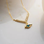 NYELLE HALSKETTE aus 925 Silber - Eleganter Halskette - AURIME