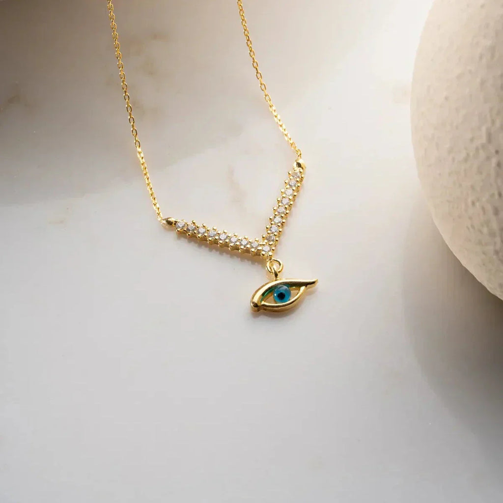 NYELLE HALSKETTE aus 925 Silber - Eleganter Halskette - AURIME