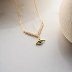 NYELLE HALSKETTE aus 925 Silber - Eleganter Halskette - AURIME