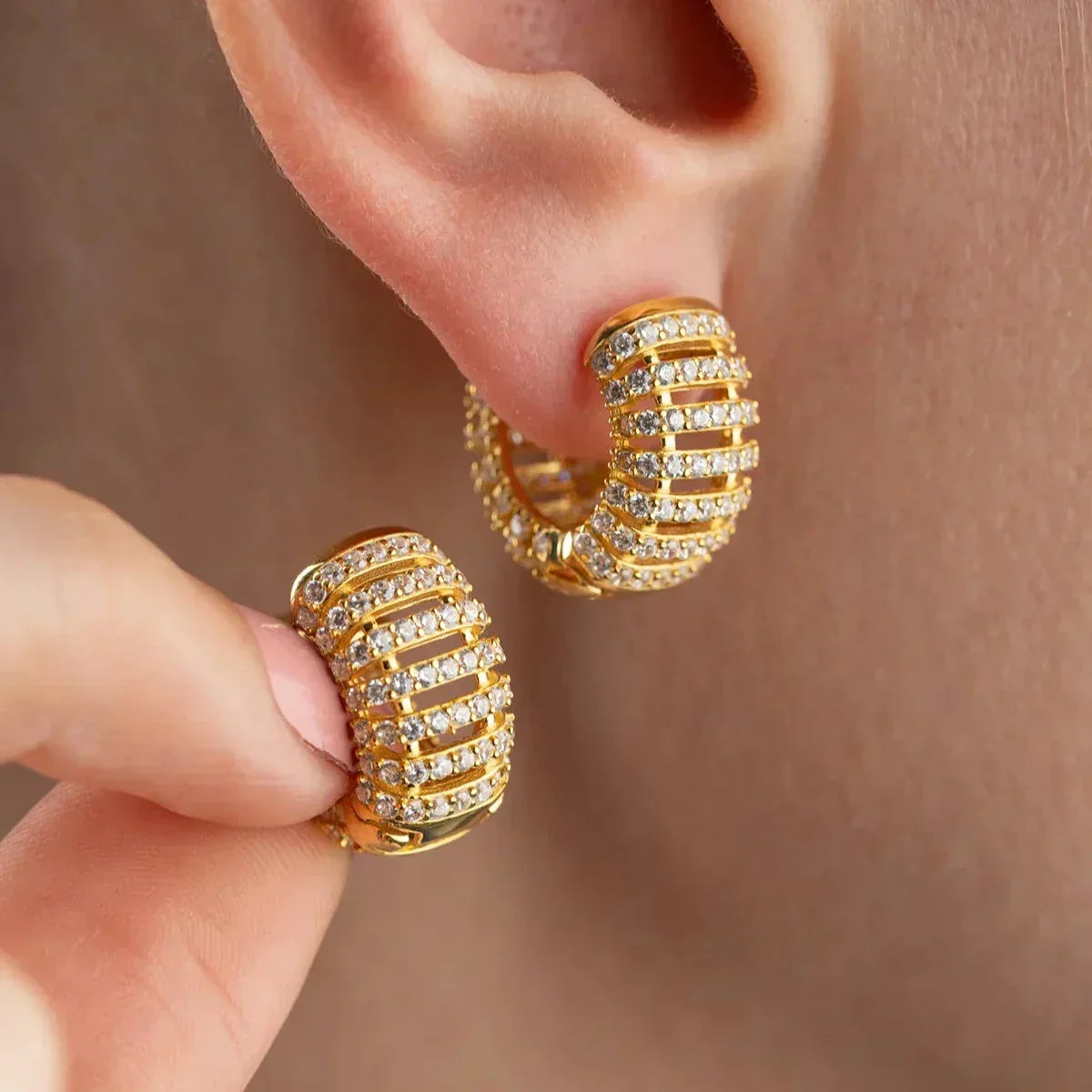 LUNARE OHRRINGE | 925 SILBER