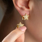 STAR SHINE OHRRINGE aus 925 Silber - Eleganter Ohrringe - AURIME