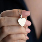 CORALE HERZKETTE aus 925 Silber - Eleganter Halskette - AURIME