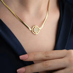 AURELI HALSKETTE aus 925 Silber - Eleganter Halskette - AURIME