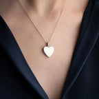 CORALE HERZKETTE aus 925 Silber - Eleganter Halskette - AURIME