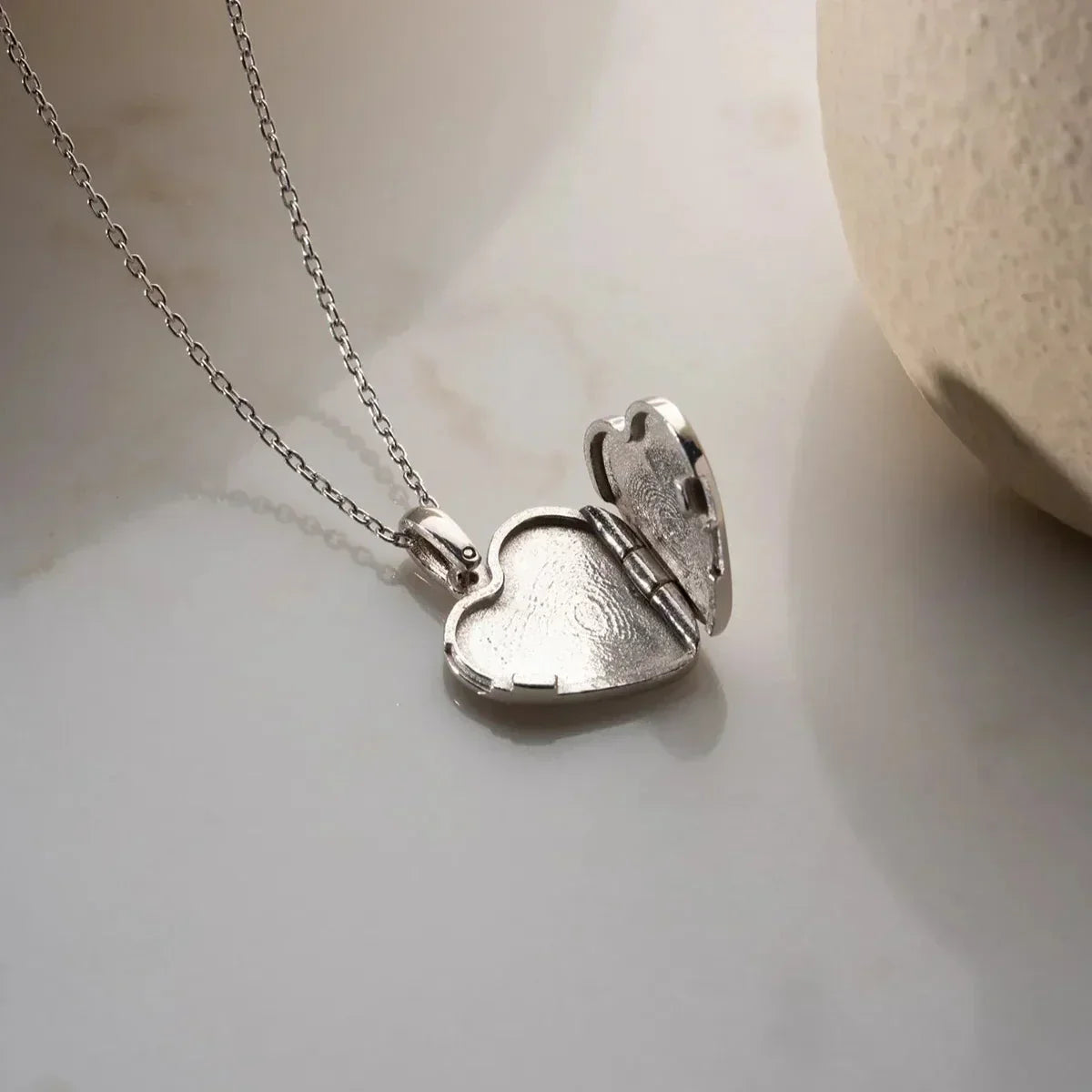 CORALE HERZKETTE | 925 SILBER