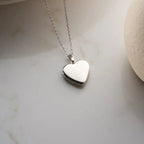 CORALE HERZKETTE aus 925 Silber - Eleganter Halskette - AURIME