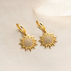 SONNE OHRRINGE | 925 SILBER