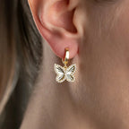 SCHMETTERLING SHINE OHRRINGE | 925 SILBER