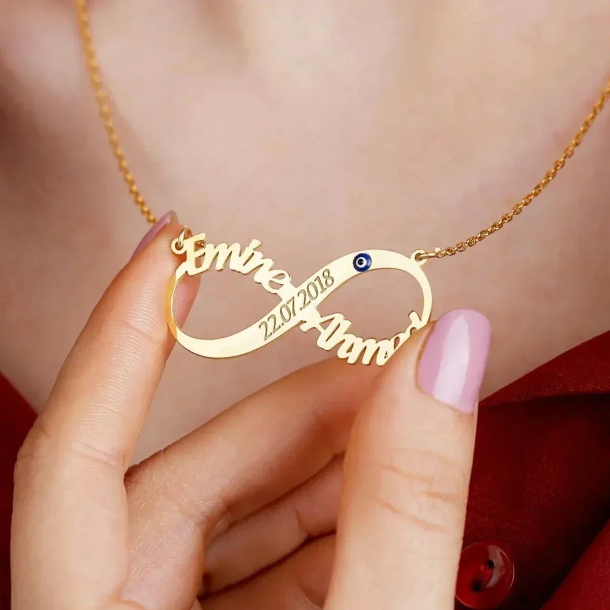 2ER NAMENSKETTE INFINITY | 925 SILBER