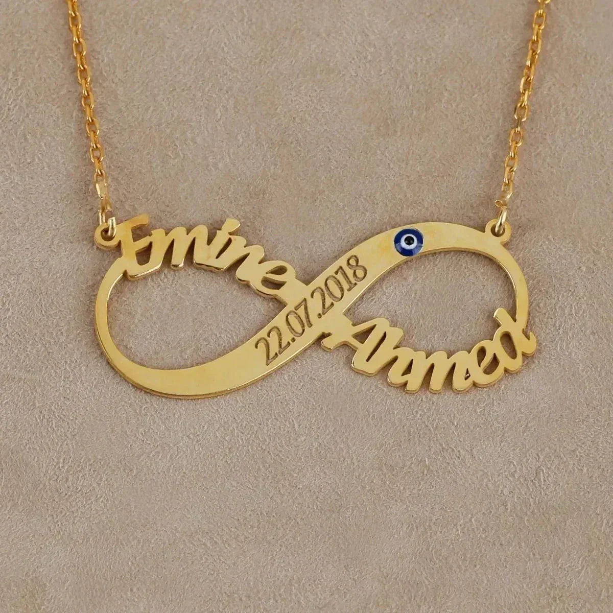 2-PIECE INFINITY NAME NECKLACE | 925 SILVER