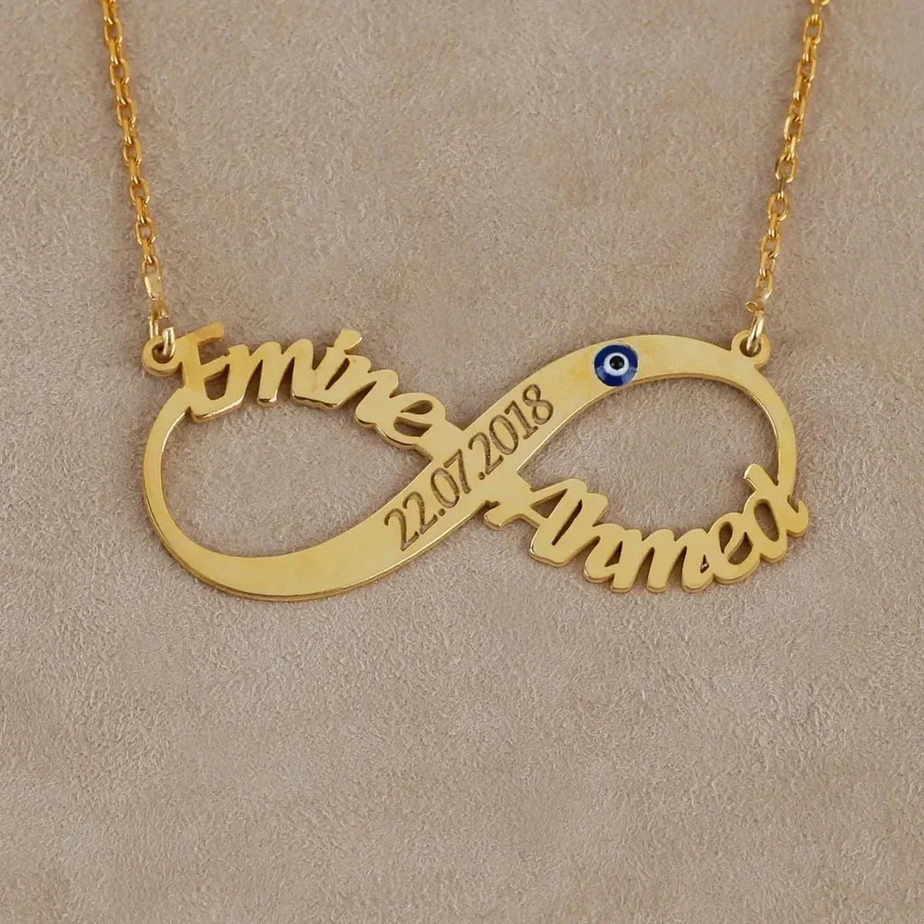 2ER NAMENSKETTE INFINITY | 925 SILBER