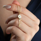 DAISY NAMENSKETTE aus 925 Silber - Eleganter Halskette - AURIME