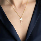 DAISY NAMENSKETTE aus 925 Silber - Eleganter Halskette - AURIME