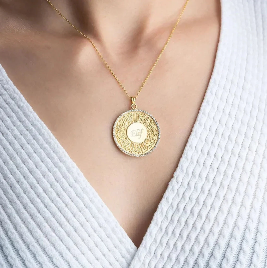 DUA GRAVUR HALSKETTE | 925 SILBER