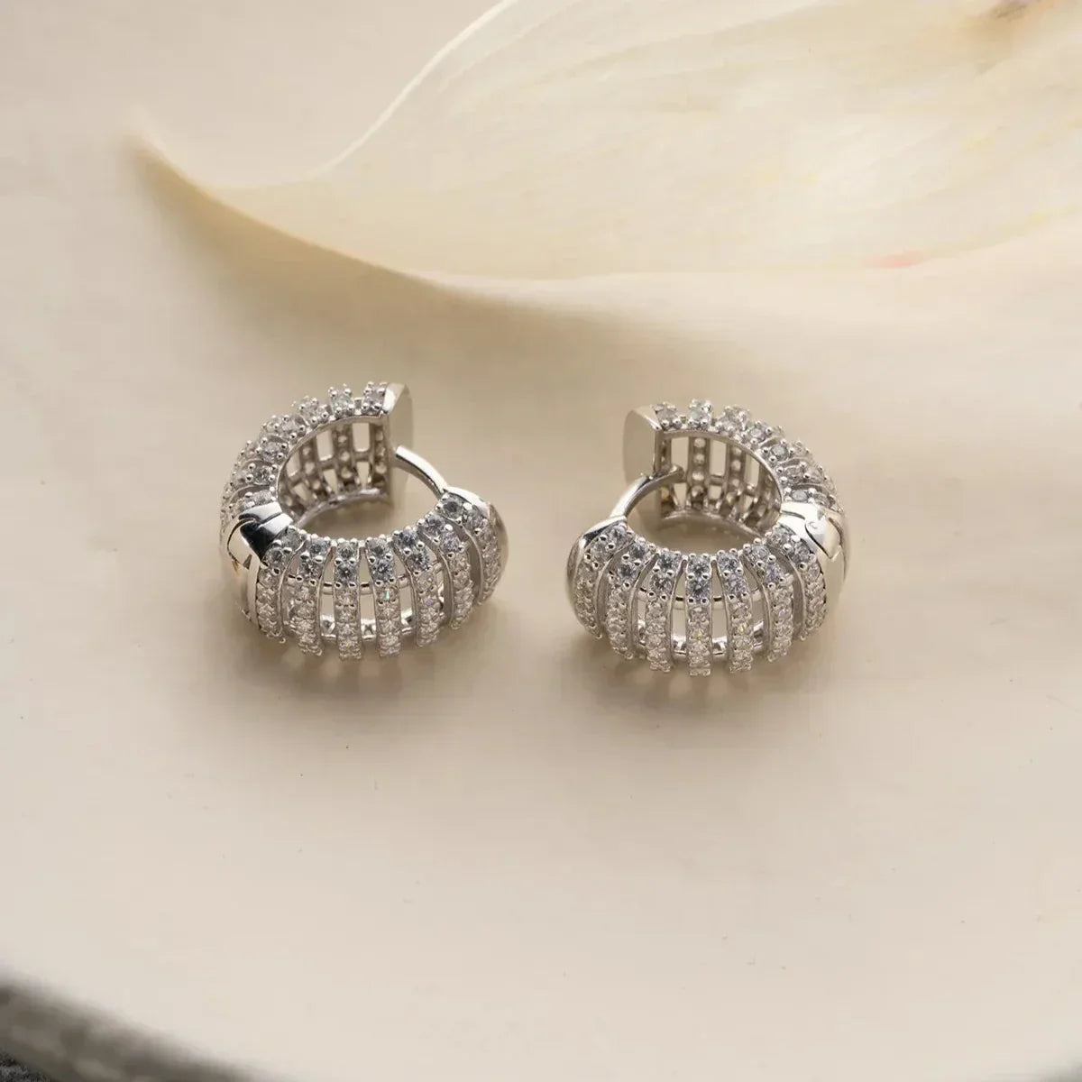 LUNARE OHRRINGE aus 925 Silber - Eleganter Ohrringe - AURIME