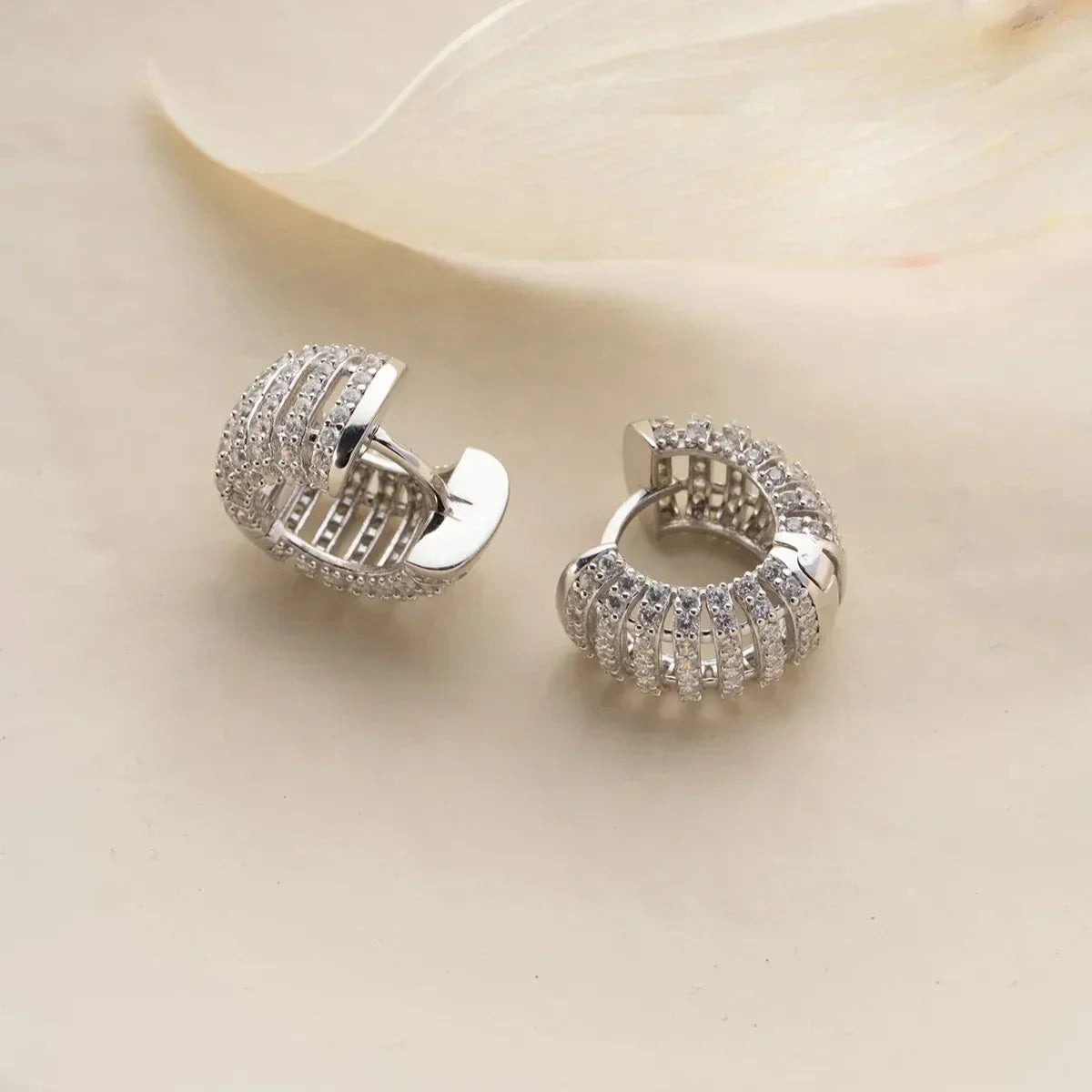 LUNARE OHRRINGE aus 925 Silber - Eleganter Ohrringe - AURIME
