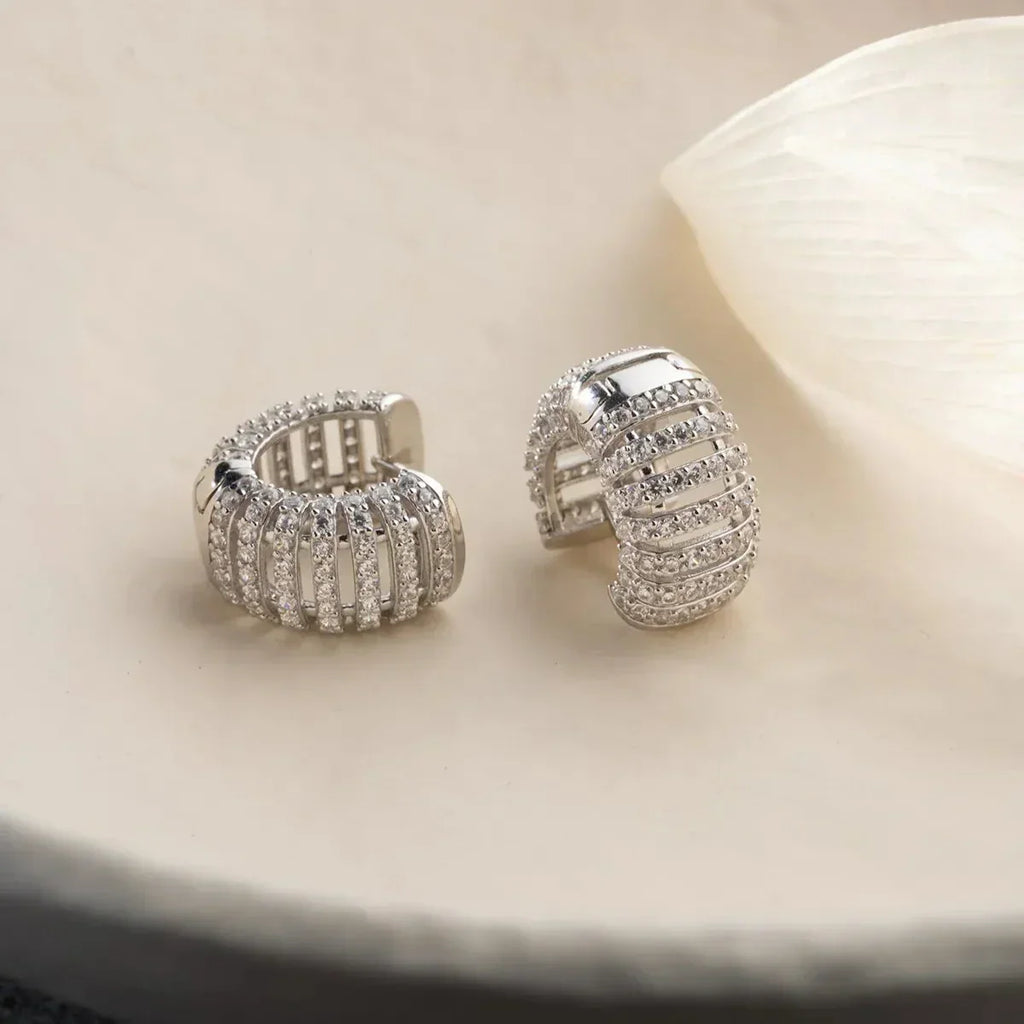 LUNARE OHRRINGE aus 925 Silber - Eleganter Ohrringe - AURIME