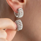 LUNARE OHRRINGE aus 925 Silber - Eleganter Ohrringe - AURIME