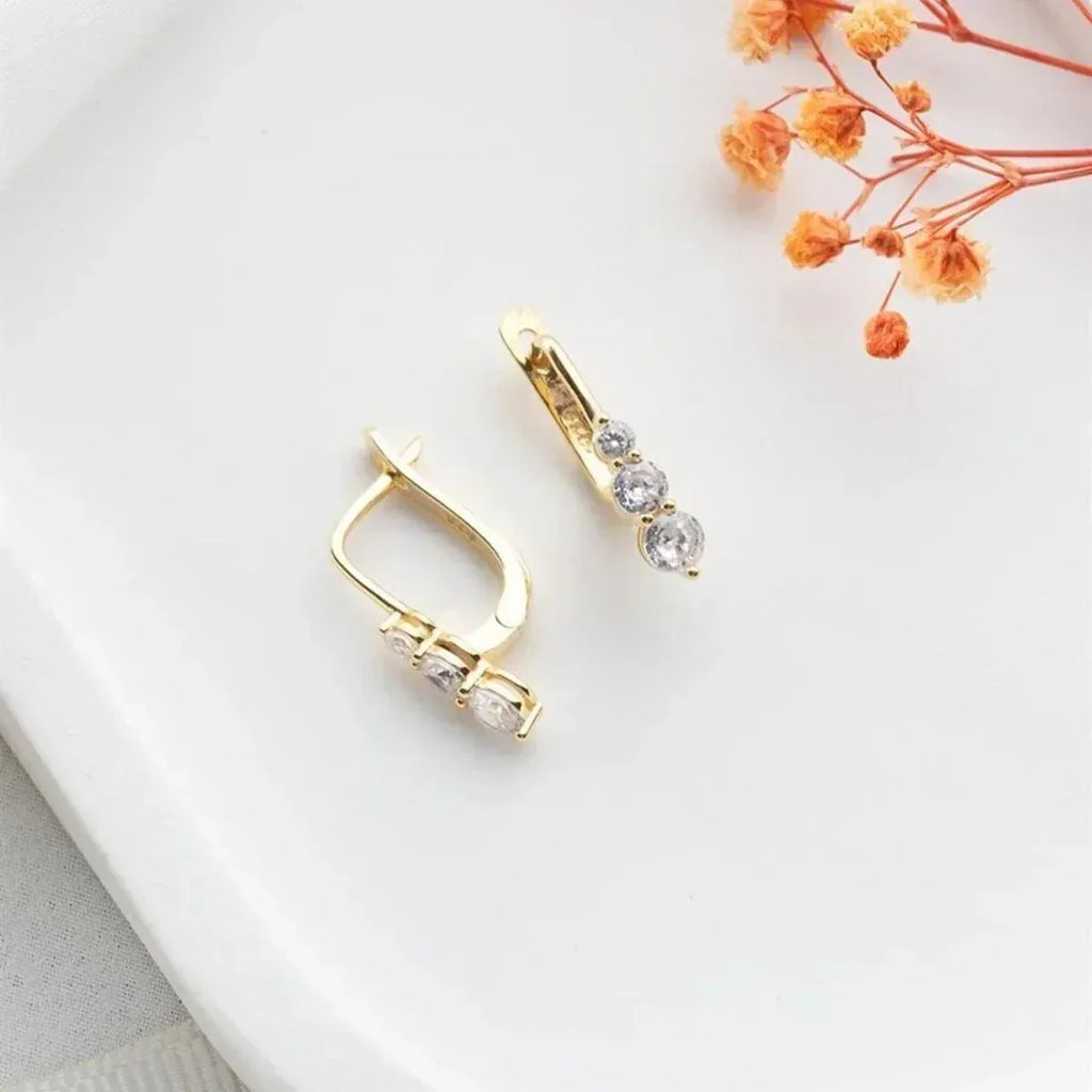 NUVIA OHRRINGE aus 925 Silber - Eleganter Ohrringe - AURIME