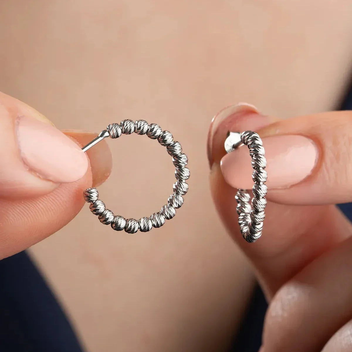 DORIKA SCHLICHTER OHRRING | 925 SILBER