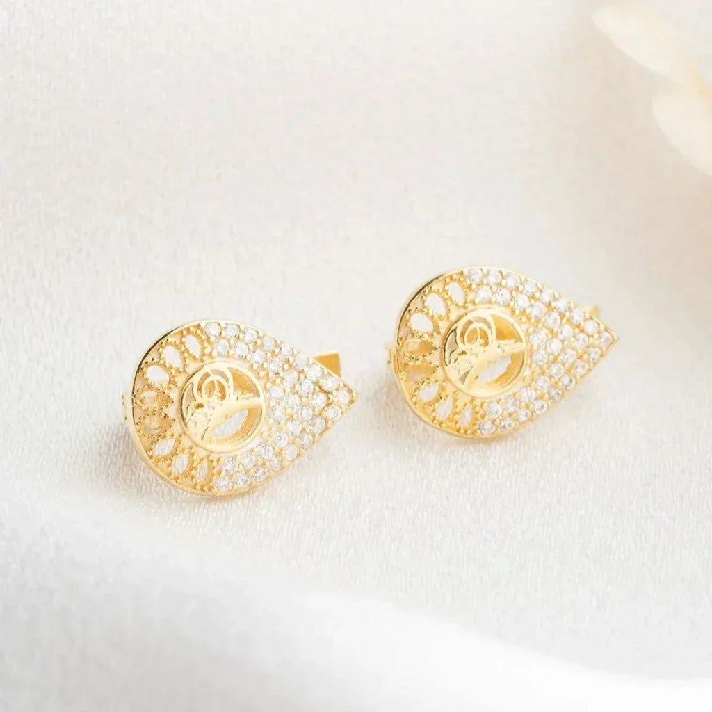 TUGRA OHRRING aus 925 Silber - Eleganter Ohrringe - AURIME
