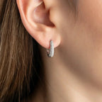 STONE MINI OHRRING aus 925 Silber - Eleganter Ohrringe - AURIME