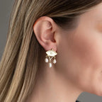 PERLENAUGEN OHRRINGE aus 925 Silber - Eleganter Ohrringe - AURIME
