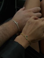 PARTNER GEBURTSSTEIN SEIL ARMBÄNDER aus 925 Silber - Hochwertiger Schmuck - AURIME