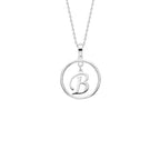 Circle Buchstaben Halskette (7054139490349)