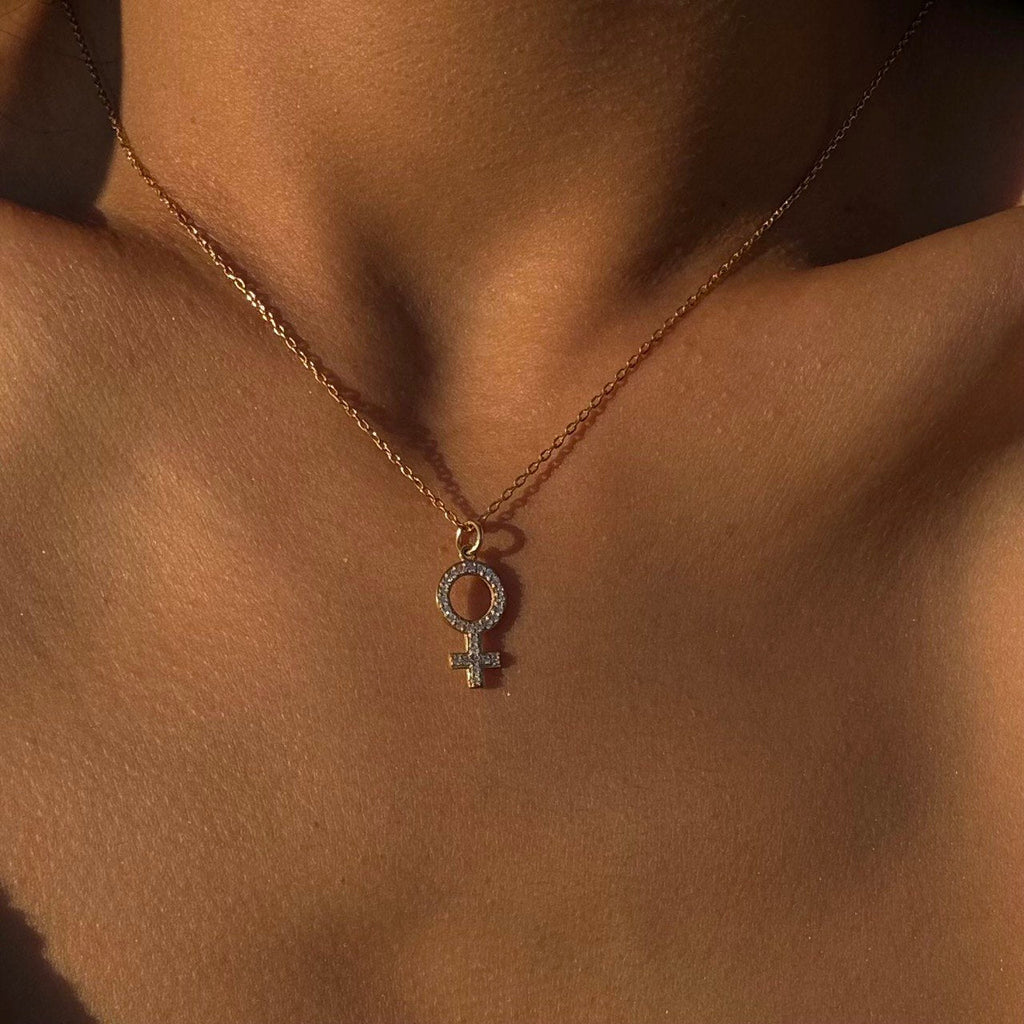 VENÜS ZIRKONIA HALSKETTE | 925 SILBER
