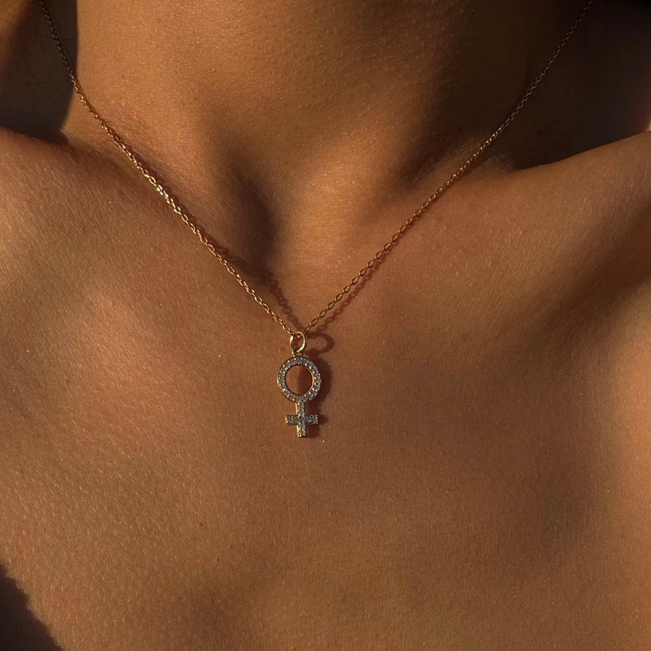 VENÜS ZIRKONIA HALSKETTE | 925 SILBER