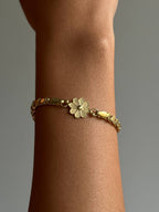 GERSTEN FLOWER BRACELET - 925 SILBER aus 925 Silber - Hochwertiger Schmuck - AURIME