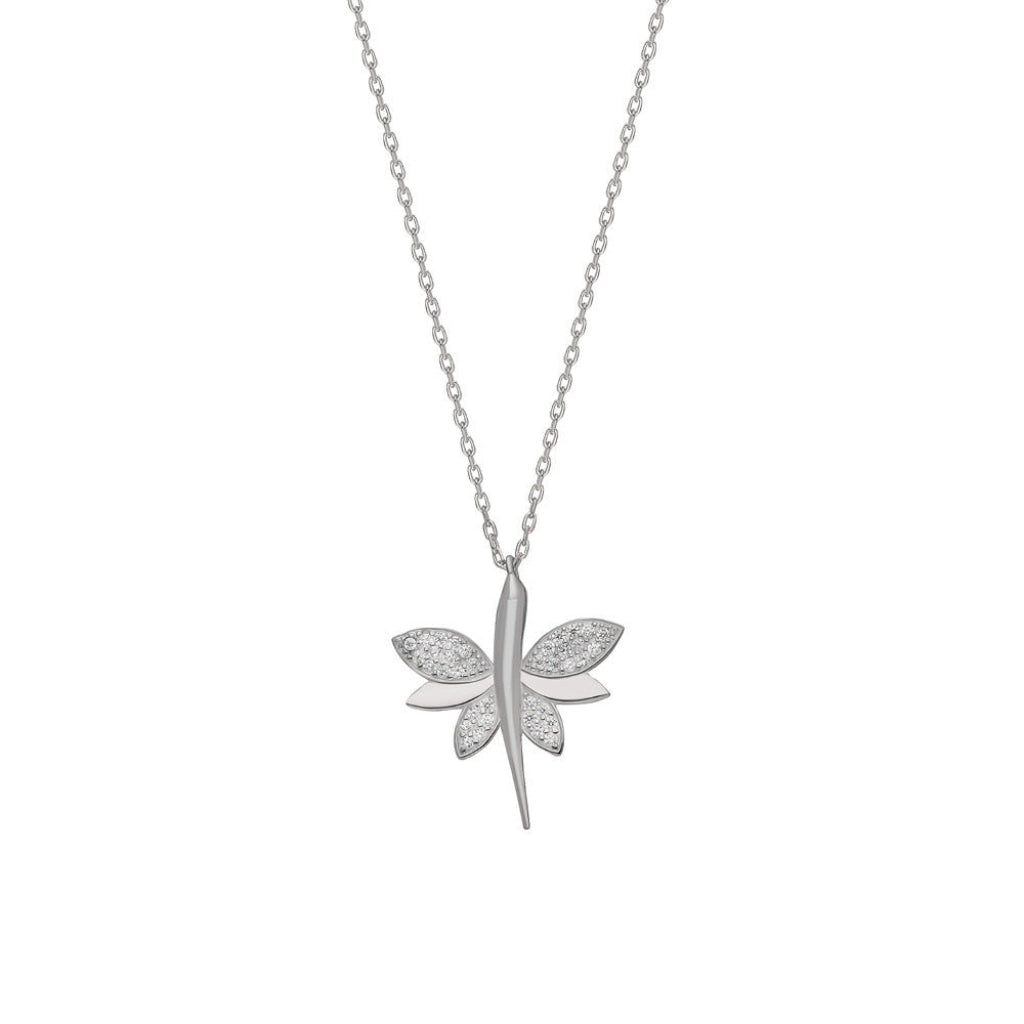 BUTTERFLY BIG HALSKETTE aus 925 Silber - Eleganter Halskette - AURIME