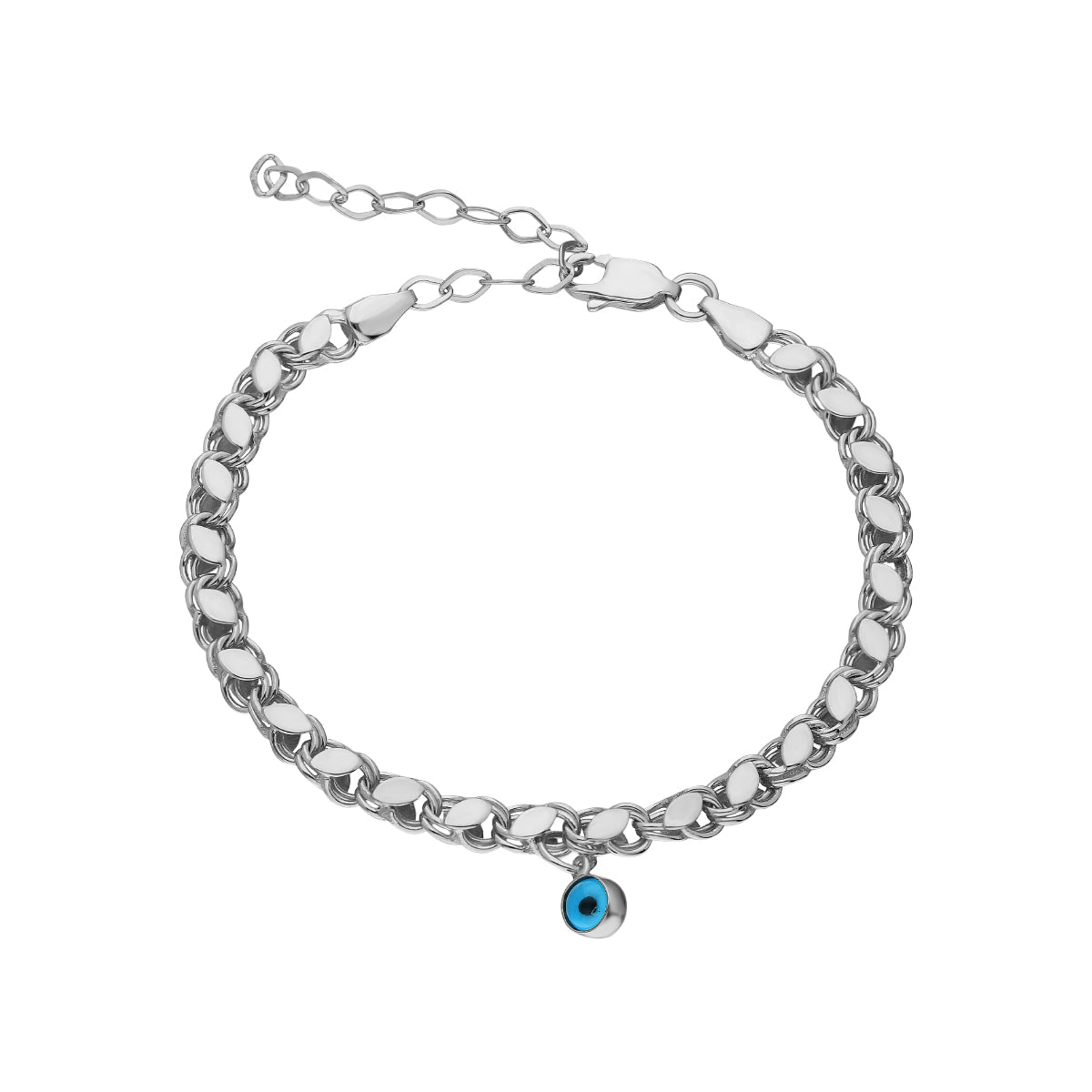 GERSTEN ARMKETTE MIT NAZAR aus 925 Silber - Eleganter Halskette - AURIME