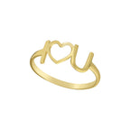 Lovely Initialien Ring (8748553634135)