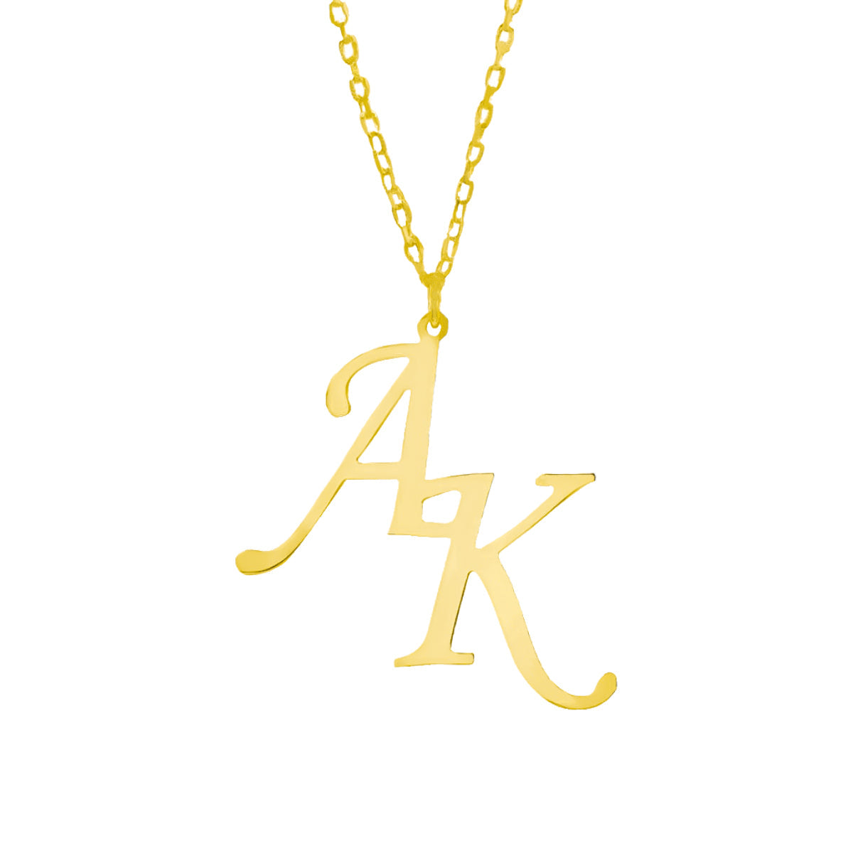 2-LETTER NECKLACE | 925 SILVER 