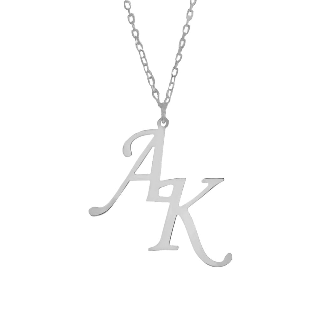 2-LETTER NECKLACE | 925 SILVER 