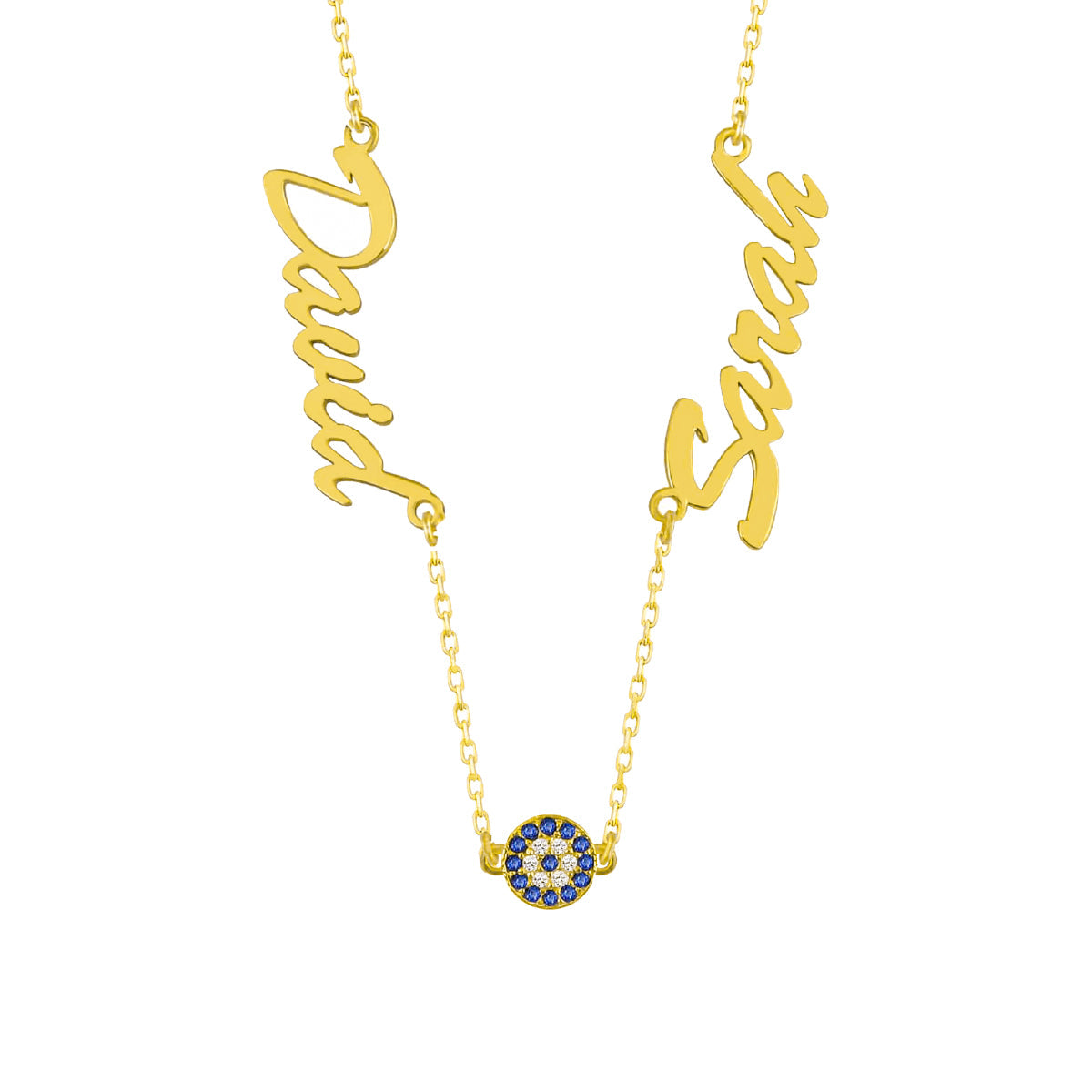 2-PIECE NAZAR NAME CHAIN ​​| 925 SILVER