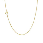 MINIMAL INITIALEN CUBIC NECKLACE aus 925 Silber - Hochwertiger Schmuck - AURIME