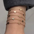 MİNİ HEART BRACELET aus 925 Silber - Hochwertiger Schmuck - AURIME